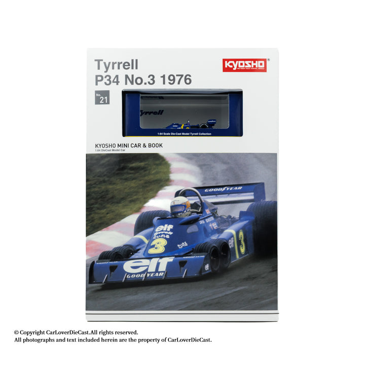 Kyosho 1:64 Tyrrell P34 1976 NO.3 / NO.4 Chinese Version K07038B1-CL / K07038B2-CL