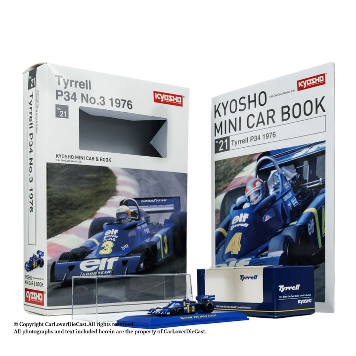 Kyosho 1:64 Tyrrell P34 1976 NO.3 / NO.4 Chinese Version K07038B1-CL / K07038B2-CL