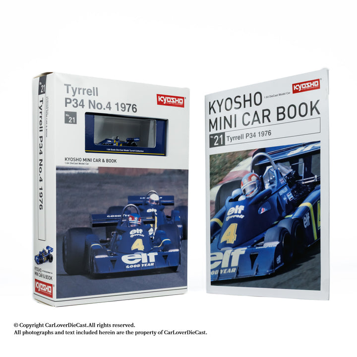 Kyosho 1:64 Tyrrell P34 1976 NO.3 / NO.4 Chinese Version K07038B1-CL / K07038B2-CL