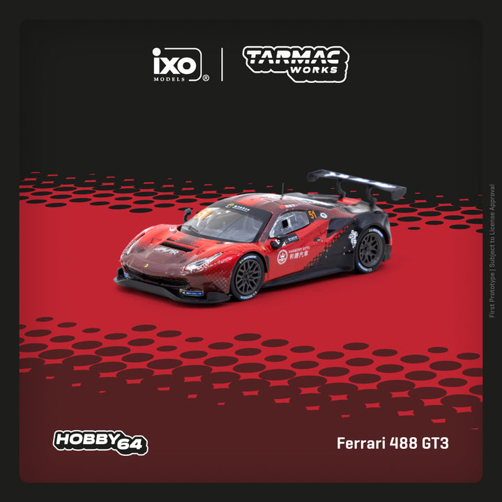 Tarmac Works 1:64 Ferrari 488 GT3 Macau GT Cup 2022 Harmony Racing T64-072-22MGP51