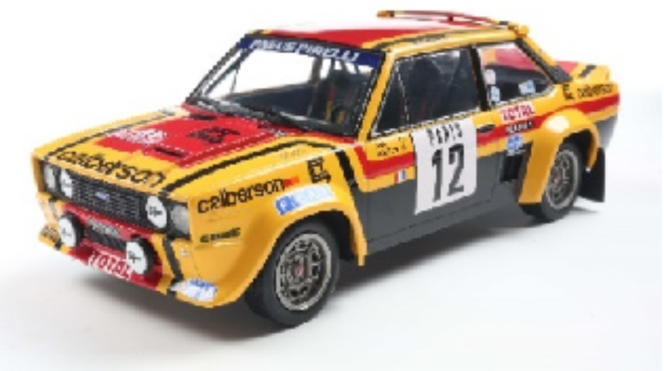 Preorder] Solido 1:18 FIAT 131 ABARTH YELLOW #12 1980 S1806007