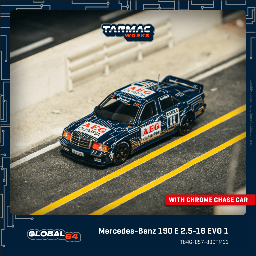 Preorder] Tarmac Works 1:64 Mercedes-Benz 190 E 2.5-16 EVO 1