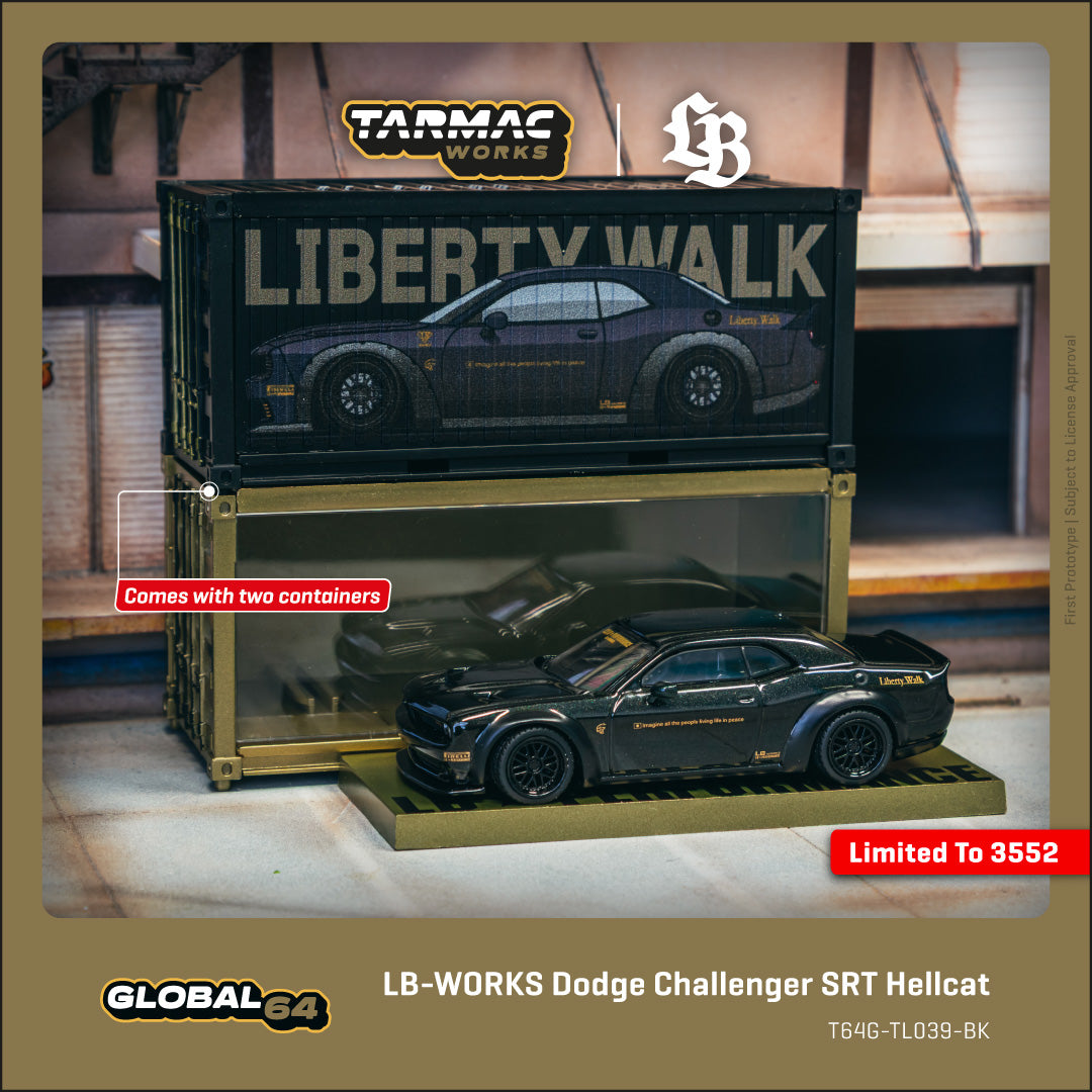 Preorder] Tarmac Works 1:64 LB-WORKS Dodge Challenger SRT Hellcat