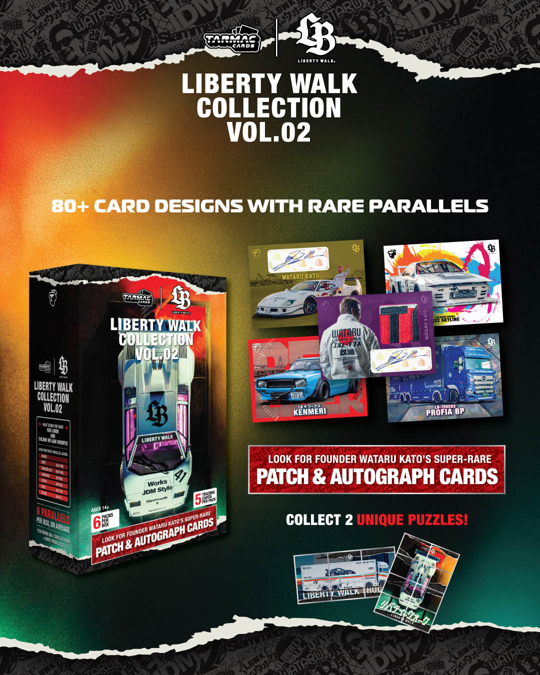 Tarmac Works Tarmac Cards Liberty Walk Collection Vol.02 TC-LBC-02