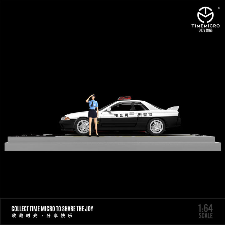 TimeMicro 1:64 Nissan GTR R32 Police Set (3 Variants)