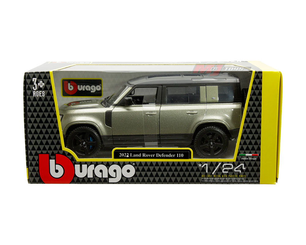 Bburago 1:24 2022 Land Rover Defender 110 – Green Metallic