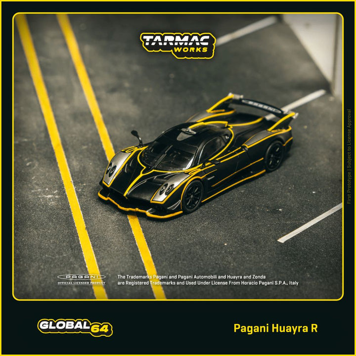 Tarmac Works 1:64 Pagani Huayra R Matt Silver T64G-TL035-MB