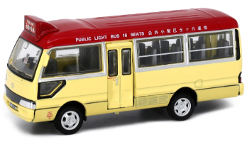 Preorder Tiny City 1 76 08 Toyota Coaster Red Mini Bus LT8286