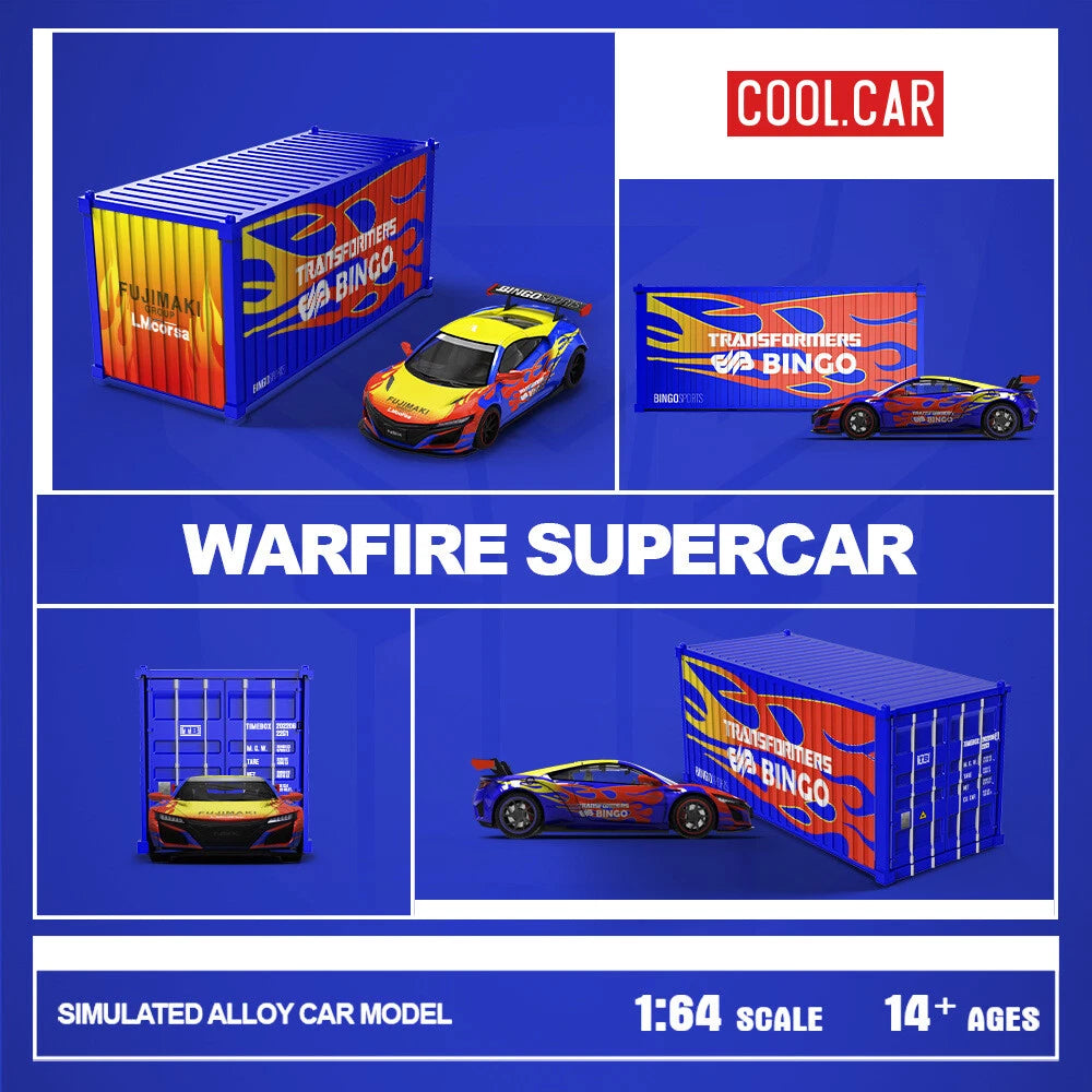 Cool Car 1:64 Honda NSX Warfire Supercar CC641621 – Horizon Diecast