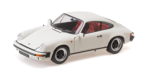 MINICHAMPS 1:18 PORSCHE 911 CARRERA COUPE 3.2 - 1983 - WHITE MINICHAMPS 1:18 PORSCHE 911 CARRERA COUPE 3.2 - 1983 - WHITE