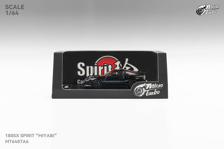 Microturbo 1:64 Custom Nissan 180SXMIYABI - Black MT6407A6