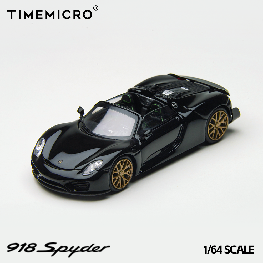 Time Micro 1:64 Porsche 918 Spyder Black Gold TM643528 – Horizon Time Micro 1:64 Porsche 918 Spyder Black Gold TM643528 – Horizon