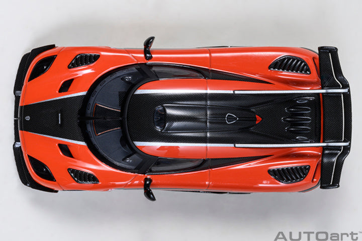 AutoArt 1:64 Koenigsegg One: 1 - Lava Orange 20044