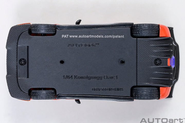 AutoArt 1:64 Koenigsegg One: 1 - Lava Orange 20044