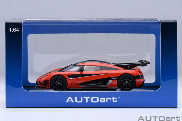 AutoArt 1:64 Koenigsegg One: 1 - Lava Orange 20044