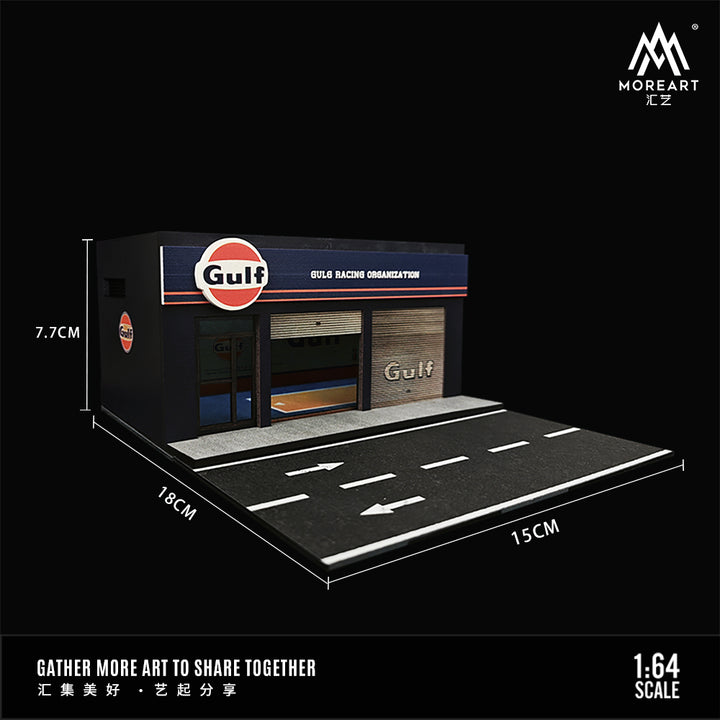 MoreArt 1:64 Maintenance Shop Lighting Version Integrated Scene (3 Variants)