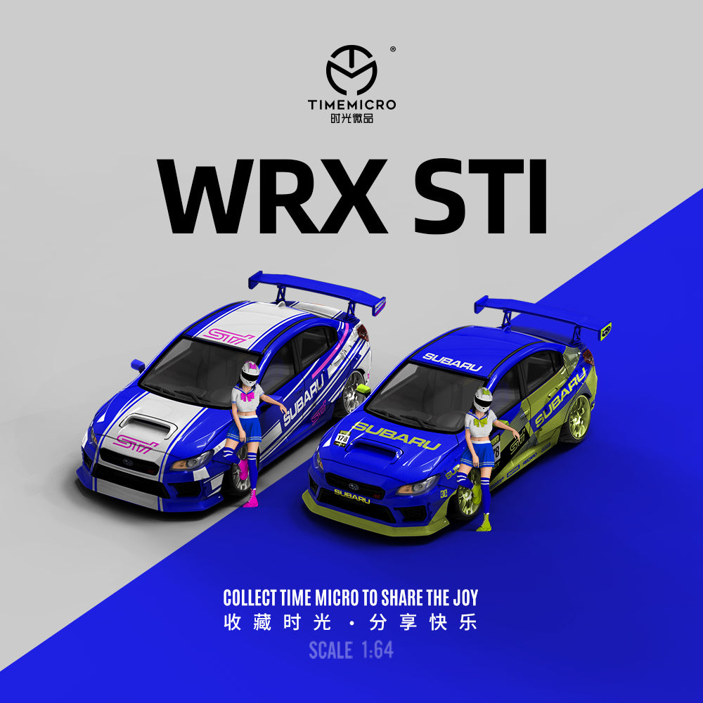 1/64 timemicro WRX STI アドバン仕様　フィギュア付属 TimeMicro 1:64 Subaru WRX STI (4 Varients) – Horizon Diecast
