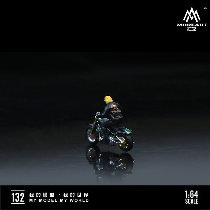 MoreArt 1:64 HARLEY MEN'S MOTORCYCLE PARTYMOTORCYCLE DOLL (2 Versions)
