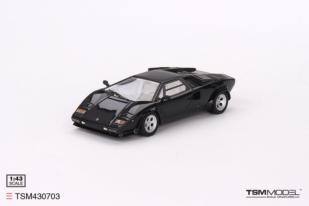 TSM 1:43 Lamborghini Countach 5000S Black TSM430703