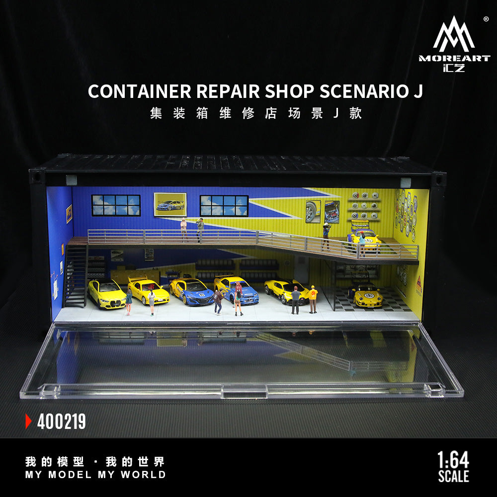 Preorder] MoreArt 1:64 CONTAINER REPAIR SHOP SCENARIO J MO400219