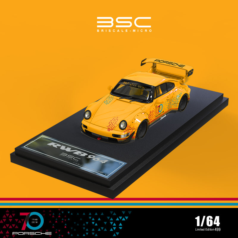 BSC 1:64 Porsche RWB 964 GT - 70th Anniversary Version – Horizon