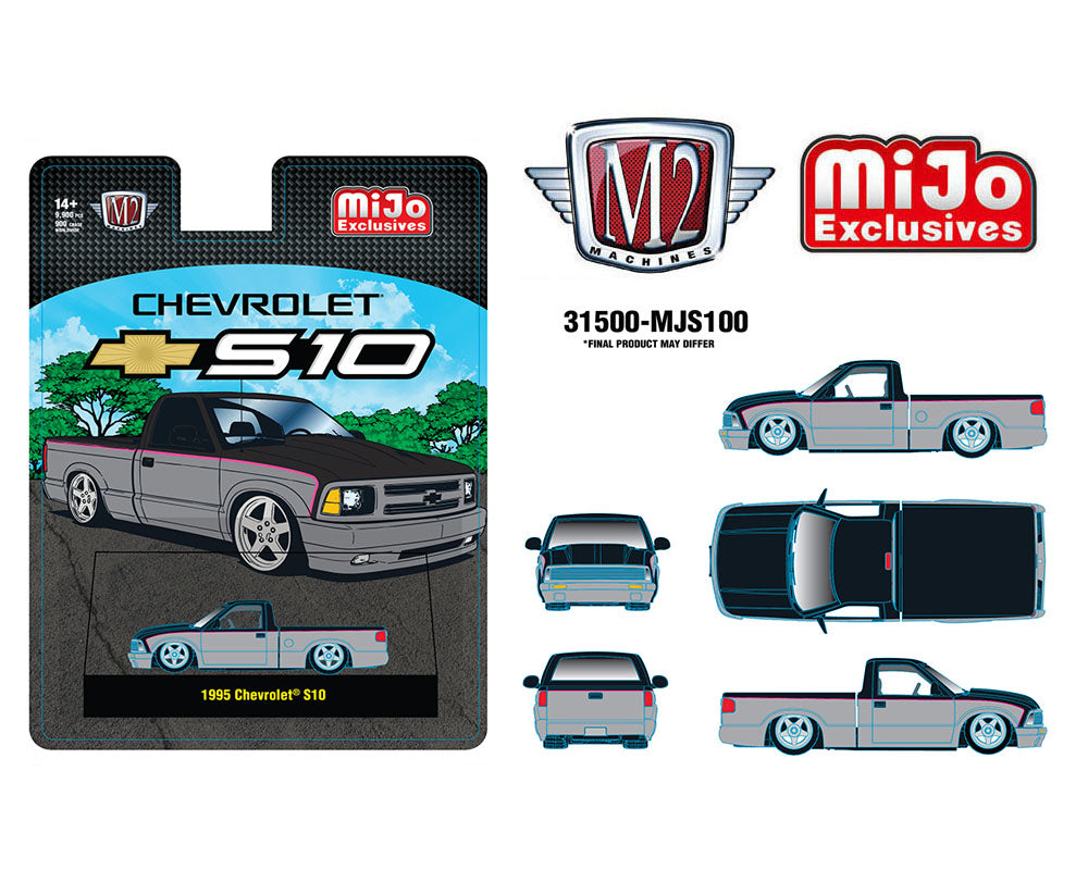 Preorder] M2 Machines 1:64 1995 Chevrolet S10 Custom -Silver with