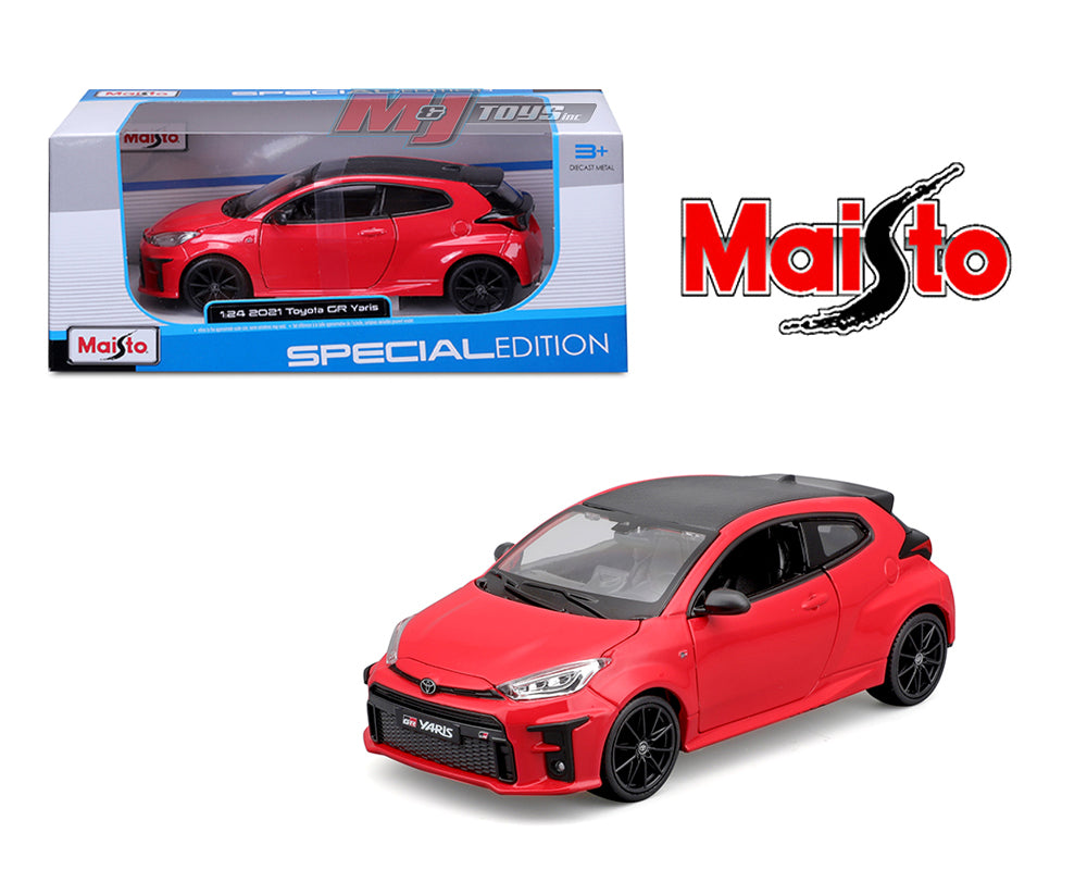 Maisto 1:27 2021 Toyota GR Yaris – Red – Special Edition