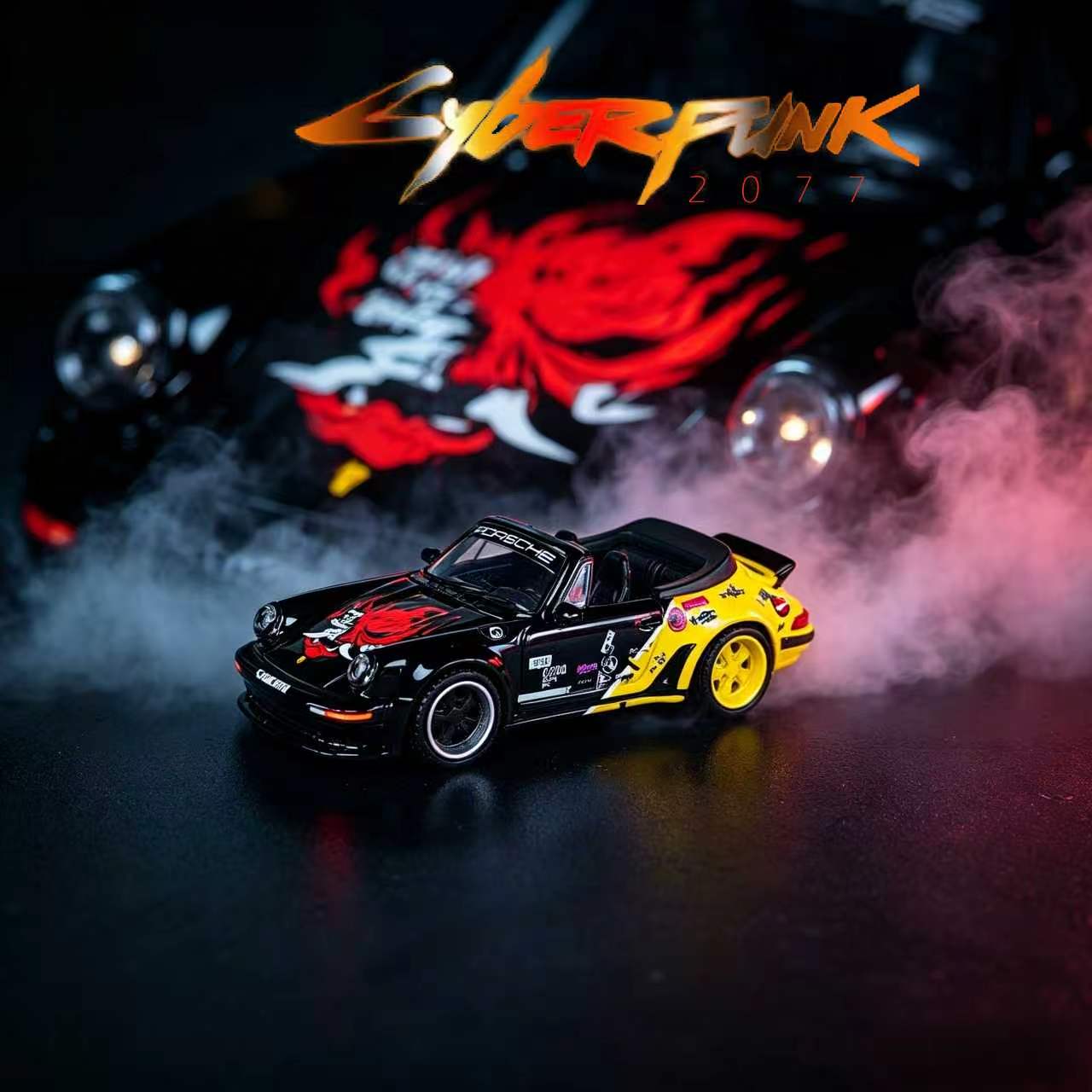 Preorder] Rhino Model 1:64 Porsche 911 Turbo Cabriolet 930