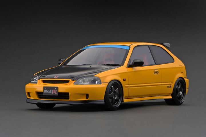 Ignition Model 1:18 Honda Civic (EK9) Type R Yellow IG2676