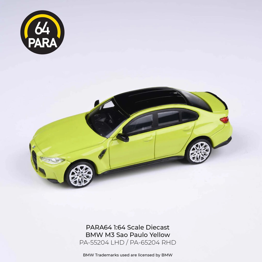 Para64 1:64 BMW M3 G80 – Sao Paulo Yellow