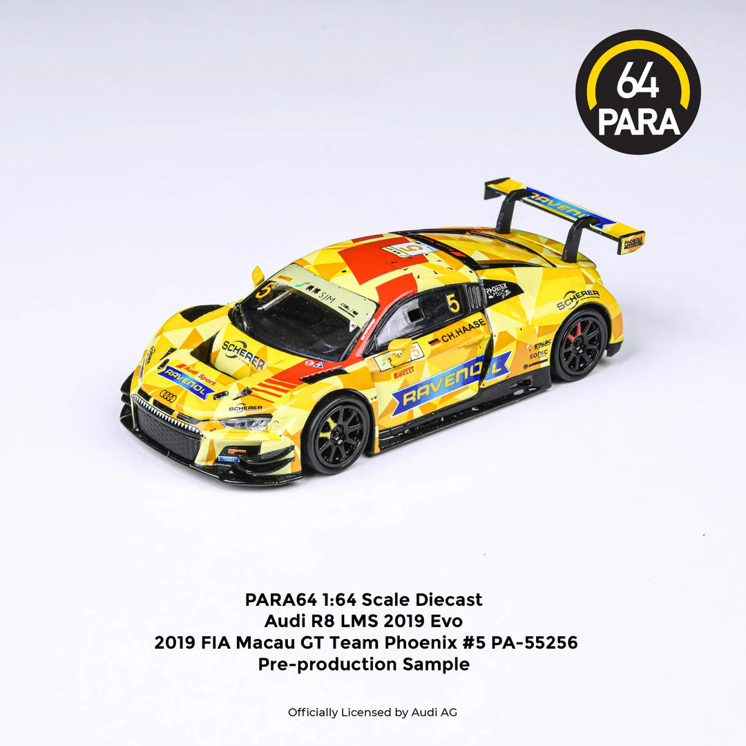 Para64 1:64 Audi R8LMS 2019 - 2019 FIA Macau GT Team Phoenix #5