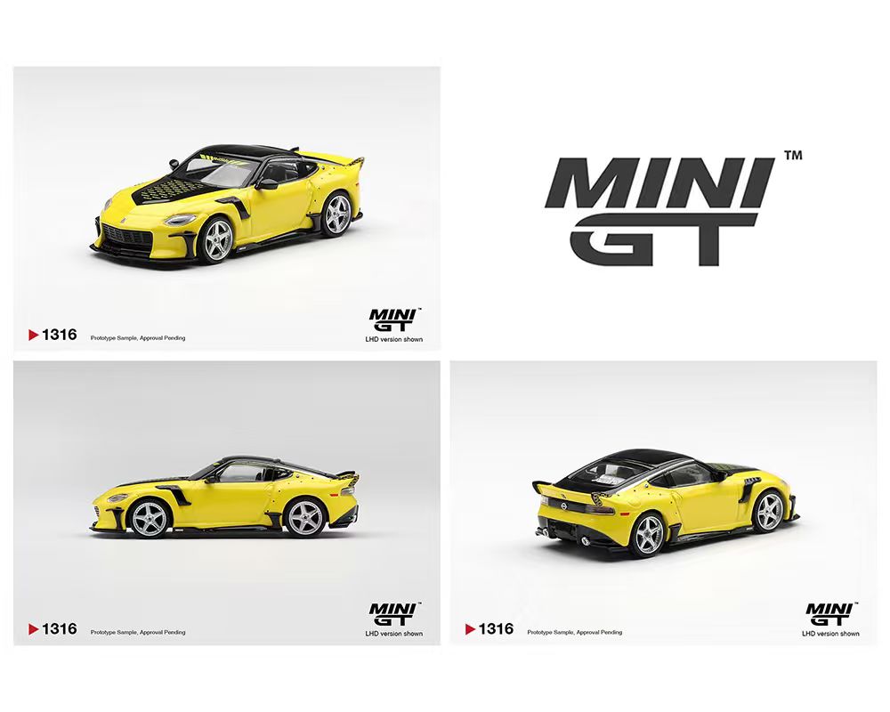 Preorder] MINI GT 1:64 Nissan Z VeilSide FFZ400 Ikazuchi Yellow