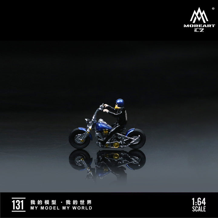 MoreArt 1:64 HARLEY MEN'S MOTORCYCLE PARTYMOTORCYCLE DOLL (2 Versions)