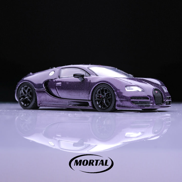 Mortal 1:64 Bugatti Veyron - Purple Carbon