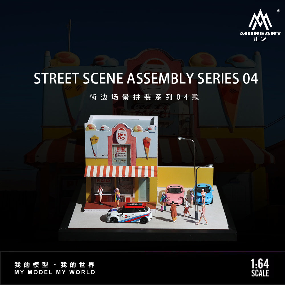 MoreArt 1:64 STREET SCENE ASSEMBLY SERIES 04 MO960204