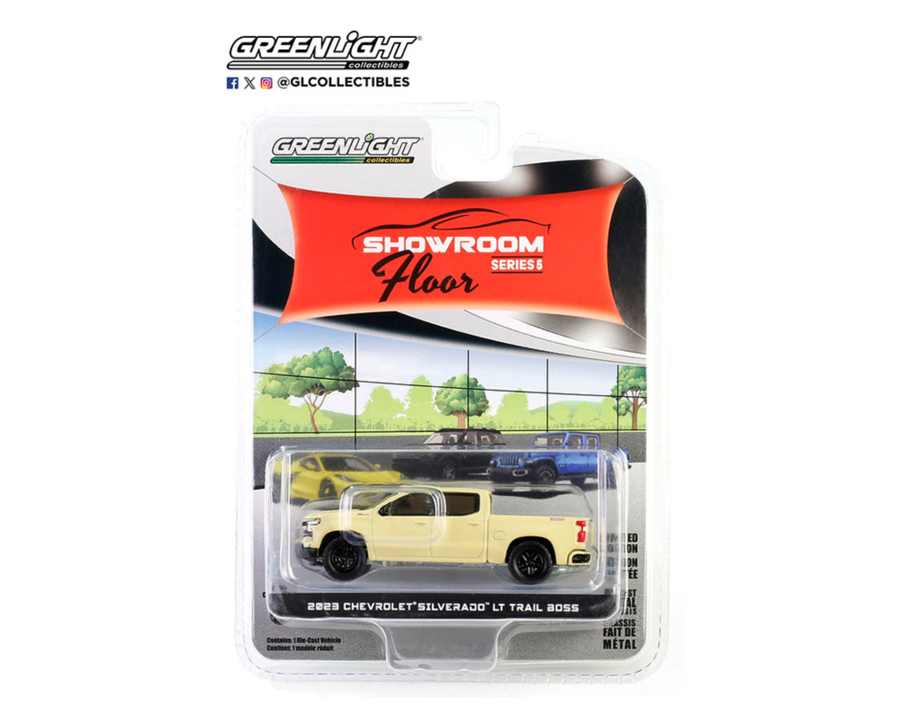 2015 CHEVROLET SILVERADO 1500 GREY ALL TERRAIN 4 1/64 MODEL GREENLIGHT 35050 E