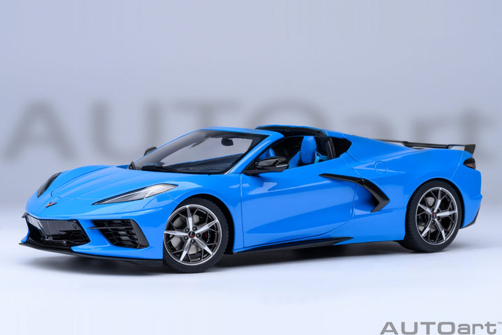 AUTOart 1:18 Chevrolet Corvette C8 Stingray Z51 in Rapid Blue 71281