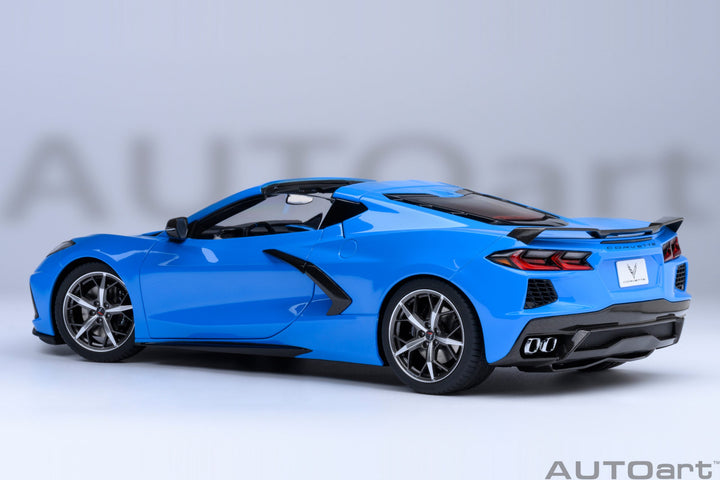 AUTOart 1:18 Chevrolet Corvette C8 Stingray Z51 in Rapid Blue 71281