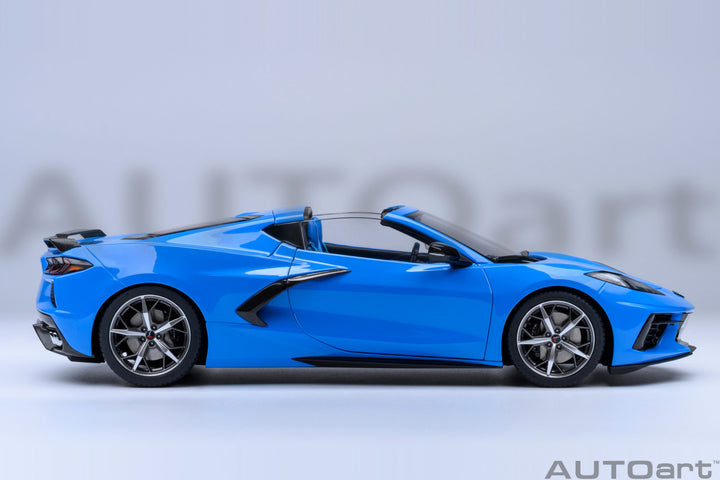 AUTOart 1:18 Chevrolet Corvette C8 Stingray Z51 in Rapid Blue 71281