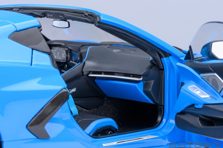AUTOart 1:18 Chevrolet Corvette C8 Stingray Z51 in Rapid Blue 71281