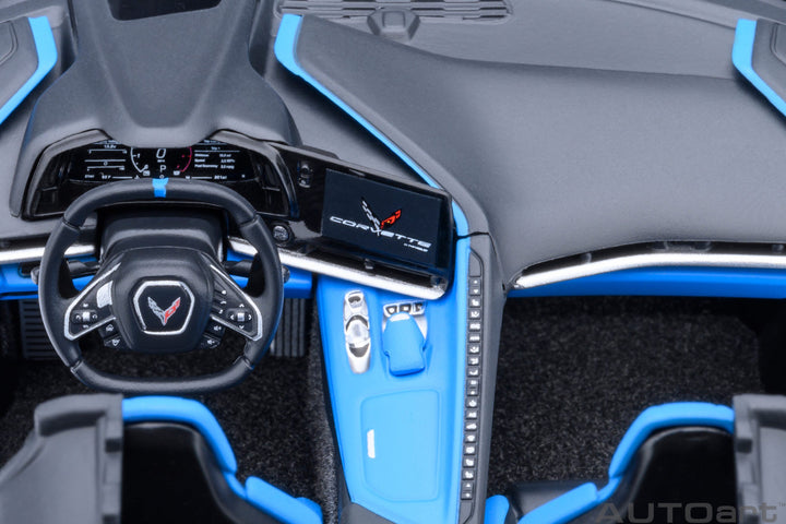 AUTOart 1:18 Chevrolet Corvette C8 Stingray Z51 in Rapid Blue 71281