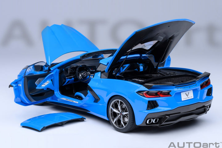 AUTOart 1:18 Chevrolet Corvette C8 Stingray Z51 in Rapid Blue 71281