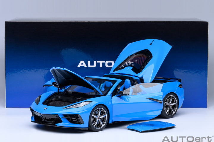 AUTOart 1:18 Chevrolet Corvette C8 Stingray Z51 in Rapid Blue 71281