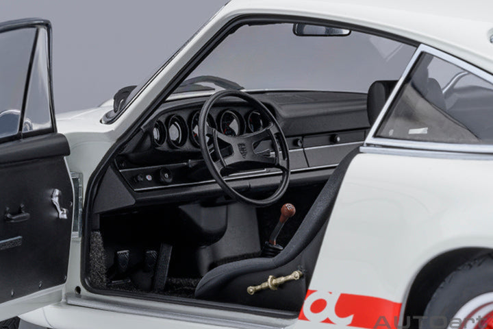 AutoArt 1:18 Porsche 911 Carrera 2.7 RS "The Circuit Wolf" - White 78026