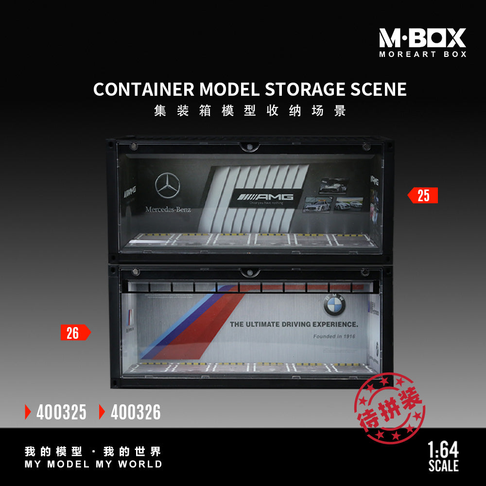 Preorder] MBOX 1:64 CONTAINER MODEL STORAGE SCENE (2 Versions