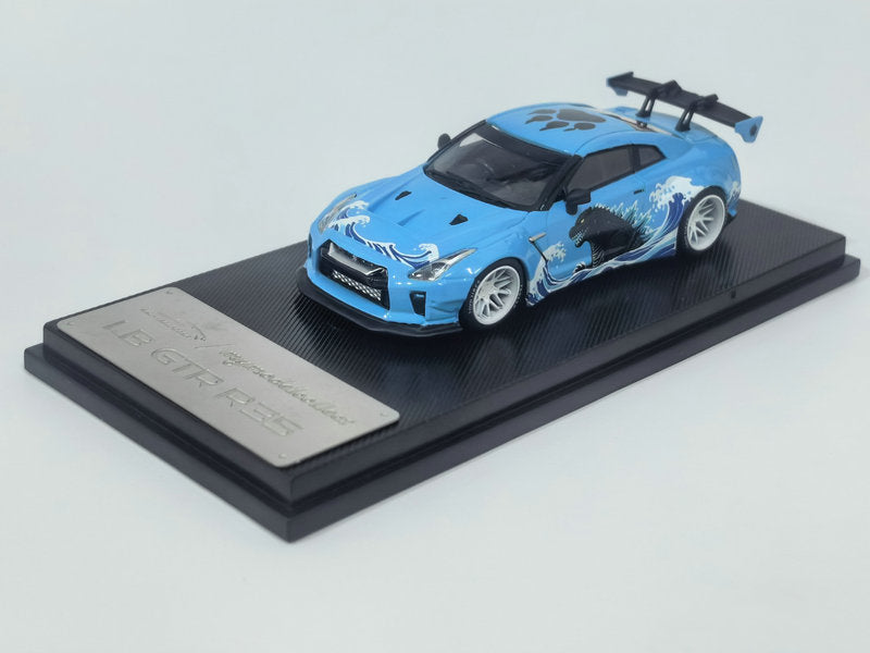 Preorder] Model Collect 1:64 LB GTR R35 1.5 Blue Godzilla Livery