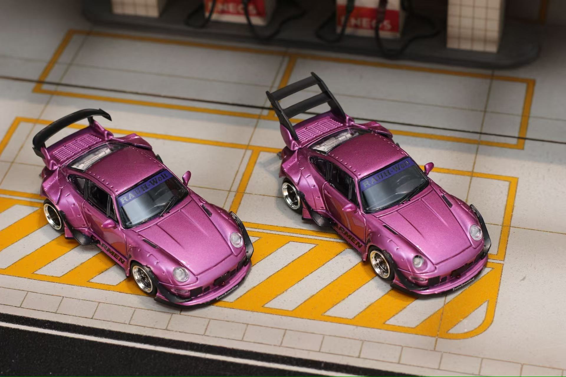 Preorder] Street Weapon 1:64 Porsche RWB 993 Carmen Purple