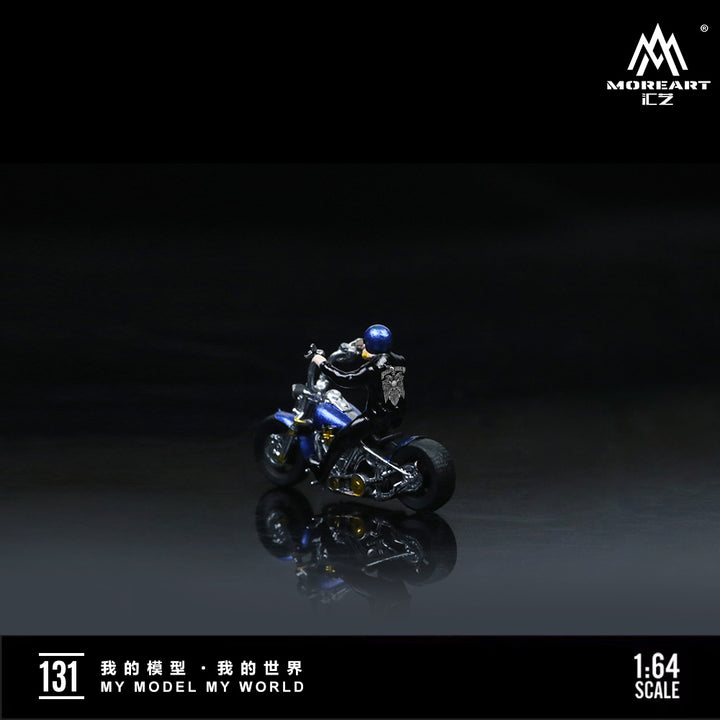 MoreArt 1:64 HARLEY MEN'S MOTORCYCLE PARTYMOTORCYCLE DOLL (2 Versions)