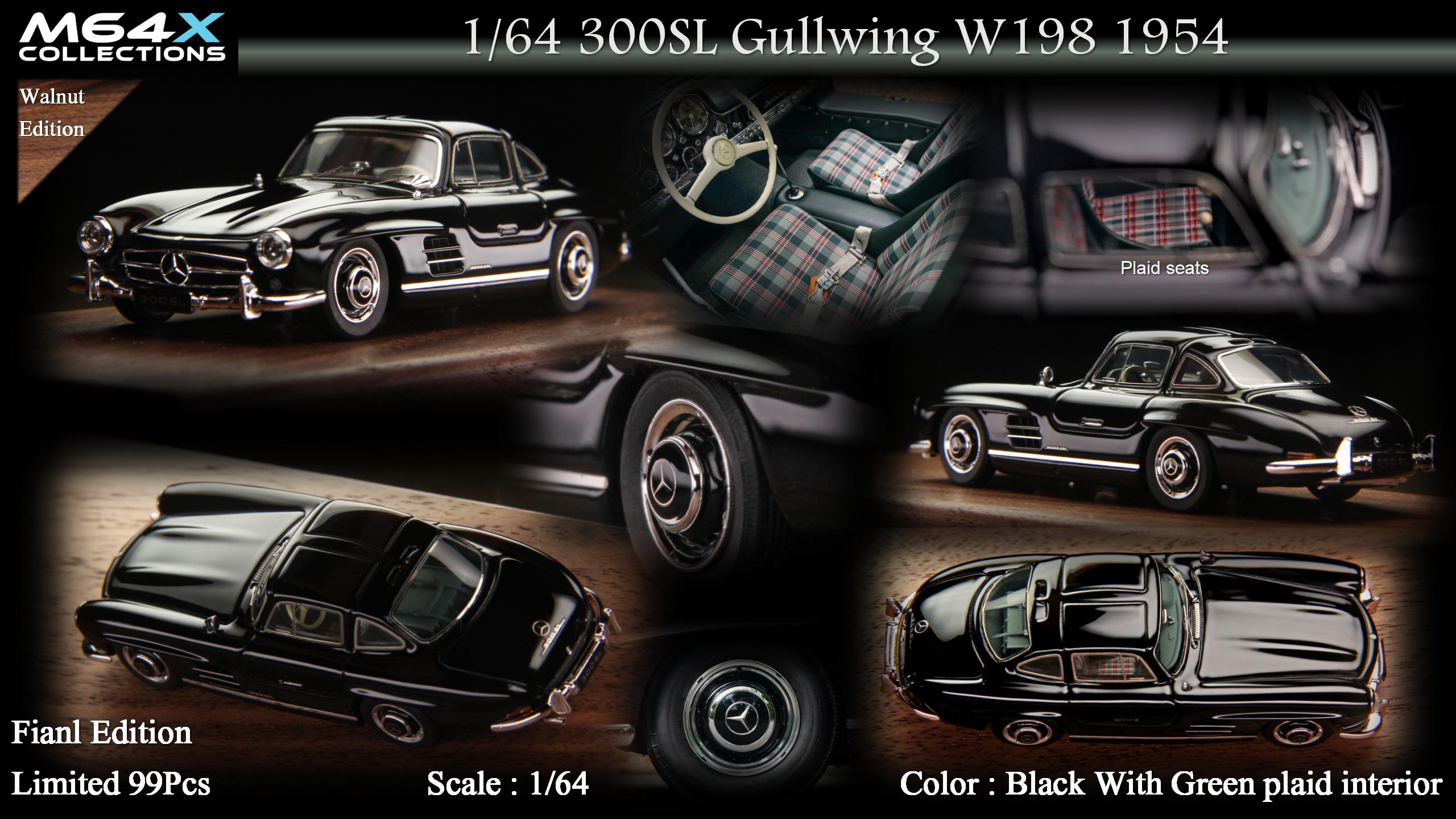Preorder] M64X 1:64 Classic Mercedes-Benz 300SL W198 1954