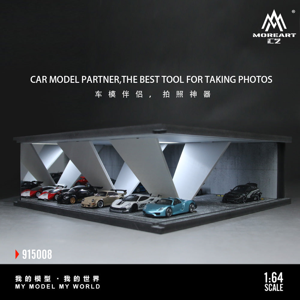 1/64 ガレージ　地下駐車場　moreart ホットウィール　minigt Preorder] MoreArt 1:64 UNDERGROUND PARKING GARAGE SCENE 08